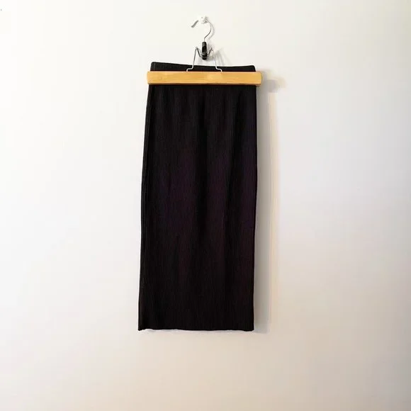 ✨ NWT Knit Ribbed Midi Skirt | Vince - Picture 2 of 5